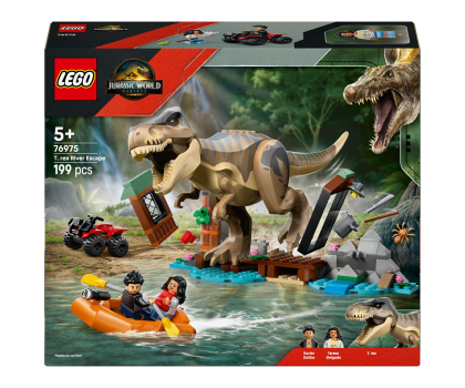 Klocki LEGO® LEGO Jurassic World 76975 Ucieczka rzeką przed tyranozaurem